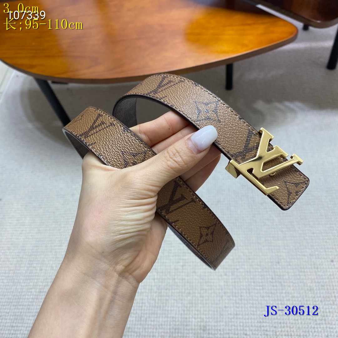 LV Belts 3.0 cm Width 120